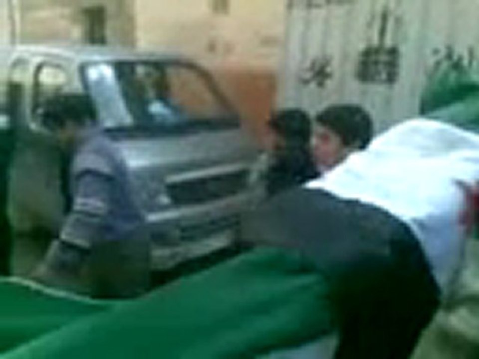 فري برس حلب حي طريق الباب   جامع عبد الله ابن مسعود 2 3 2012