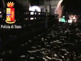 Torino - I danni sull'autostrada A32 dopo i blocchi No Tav (02.03.12)
