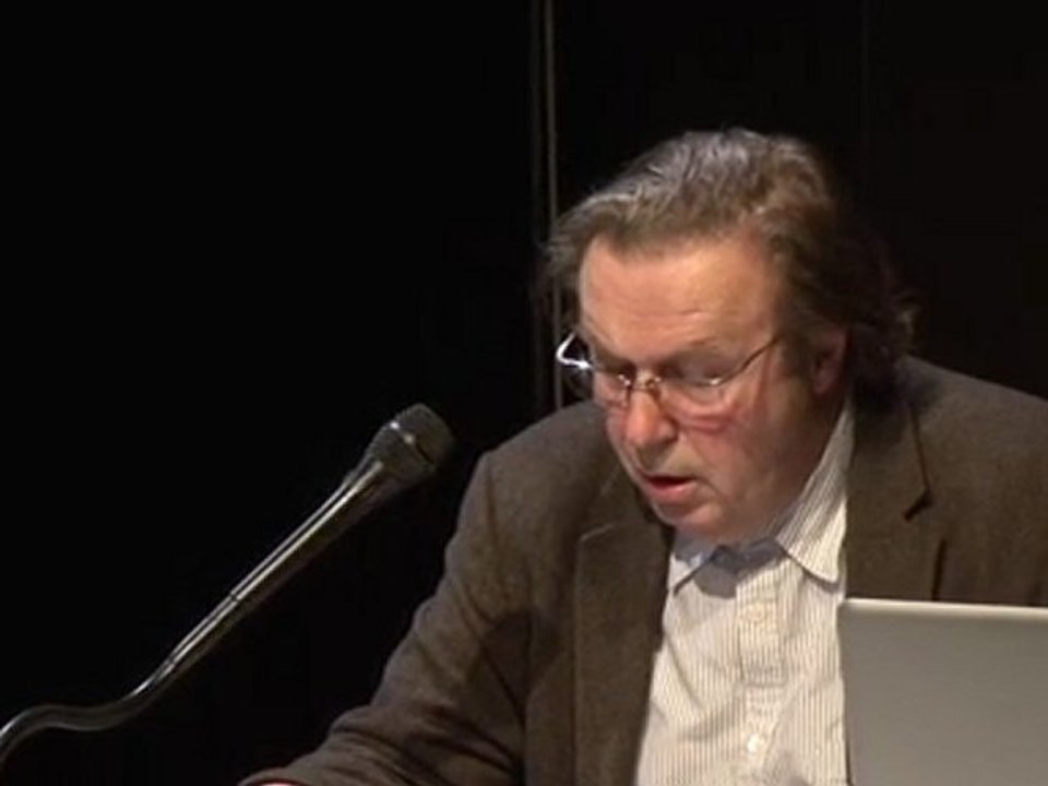 Nouveau festival/3ème édition W. Sebald Fiction - Jean-Christophe Bailly