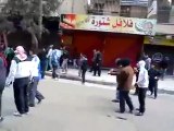 فري برس اطلاق رصاص حي على المتظاهرين في حي السكري بحلب 2 3 2012