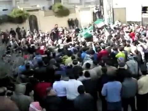 فري برس حماة المحتلة مظاهرة طريق حلب جمعة تسليح الجيش الحر 3 2 2012
