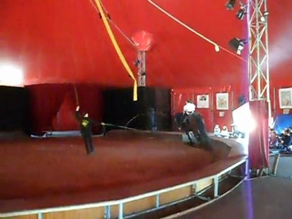 Repetition de voltige equestre  Esprit de Cirque