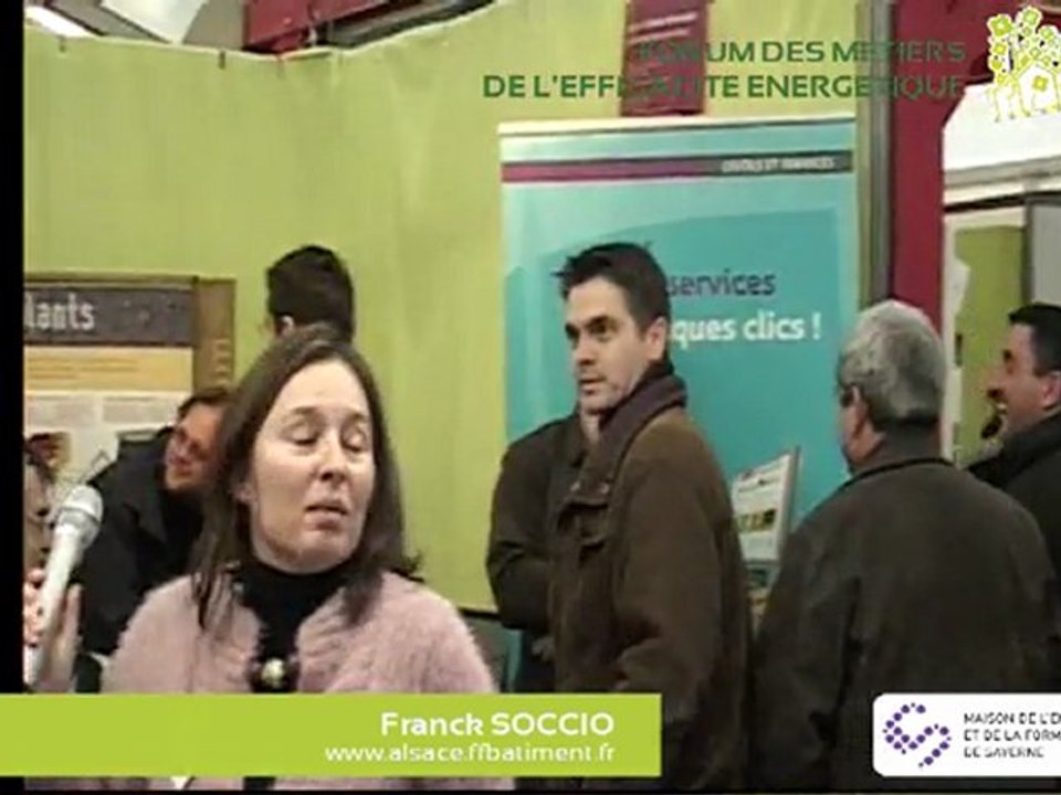 Les pros de la performance énergétique - Franck Soccio - MDEF Saverne