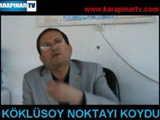 Köklüsoy Karapınar Tv'ye Konuştu