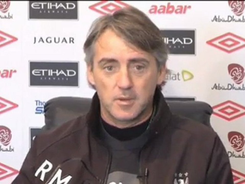 27e journée - Mancini : "Tevez pas encore prêt"