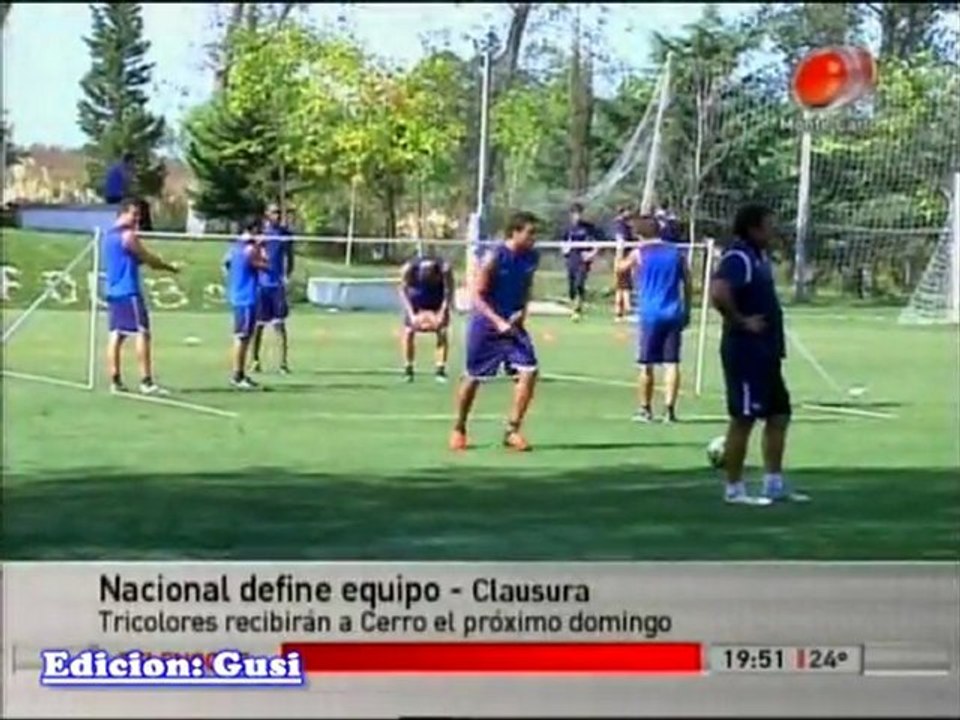 Nacional define equipo