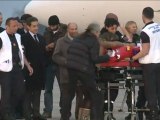 Periodistas evacuados de Siria llegan a Francia