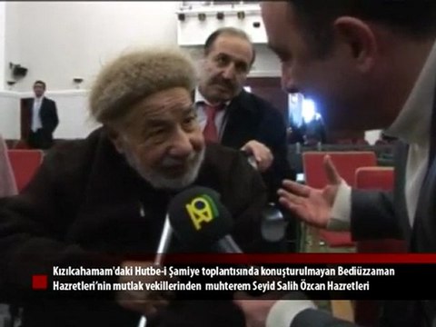 Seyyid Salih Ozcan Agabey -İttihadi Islam mutlaka olacaktır- diyor