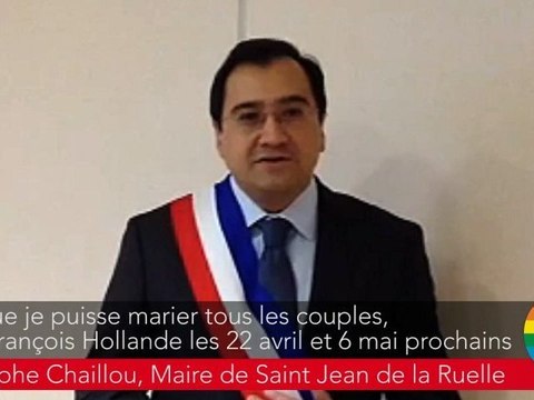 Engagement 31 - Christophe Chaillou (Saint Jean de la Ruelle) s'engage