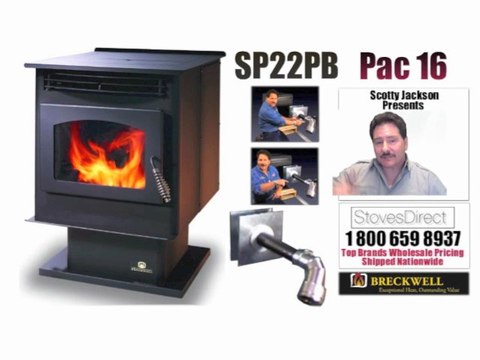Breckwell Pac 16 SP22pb Pellet stove