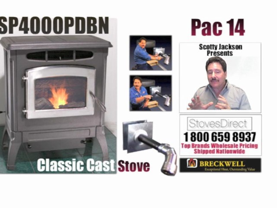 Breckwell pac 14 SP4000 Pellet stove video Dailymotion
