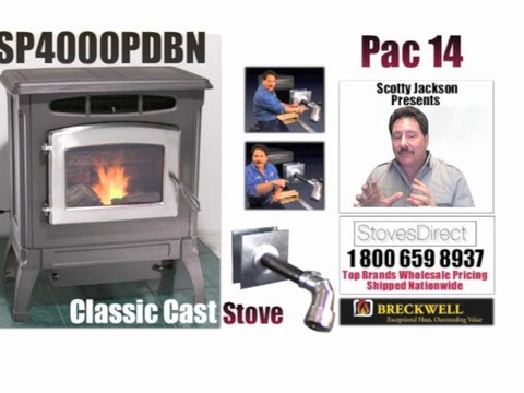 Breckwell pac 14 SP4000 Pellet stove