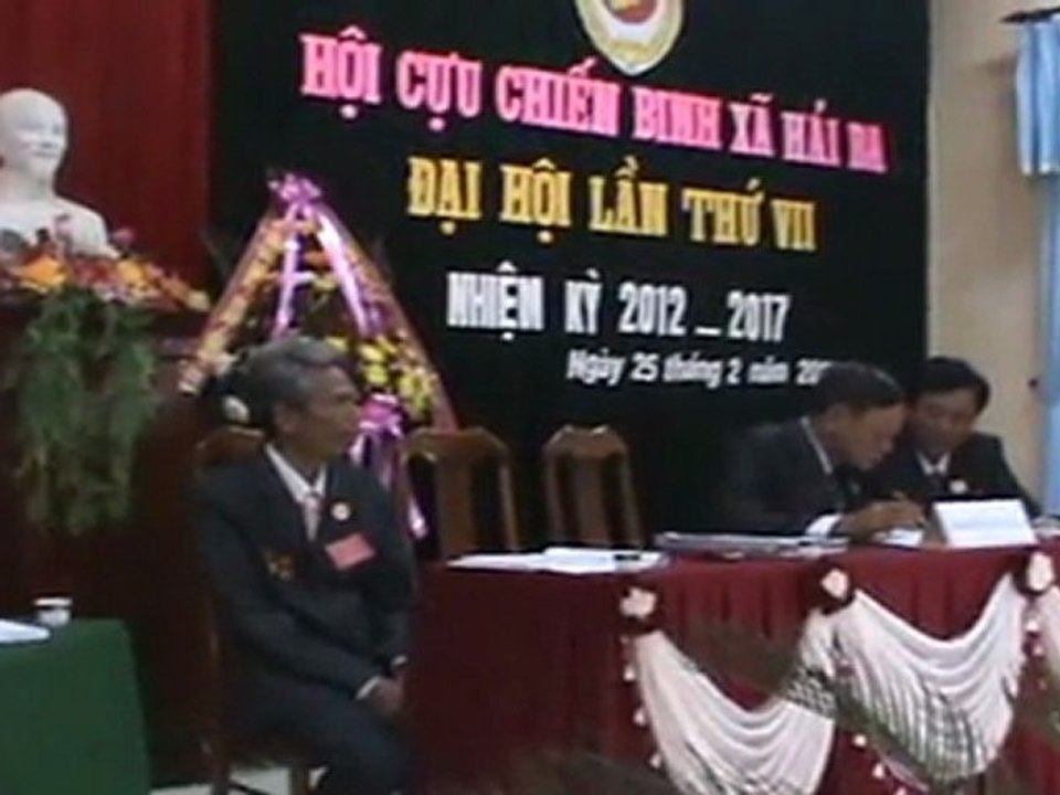Đại hội CCB xã Hải Ba
