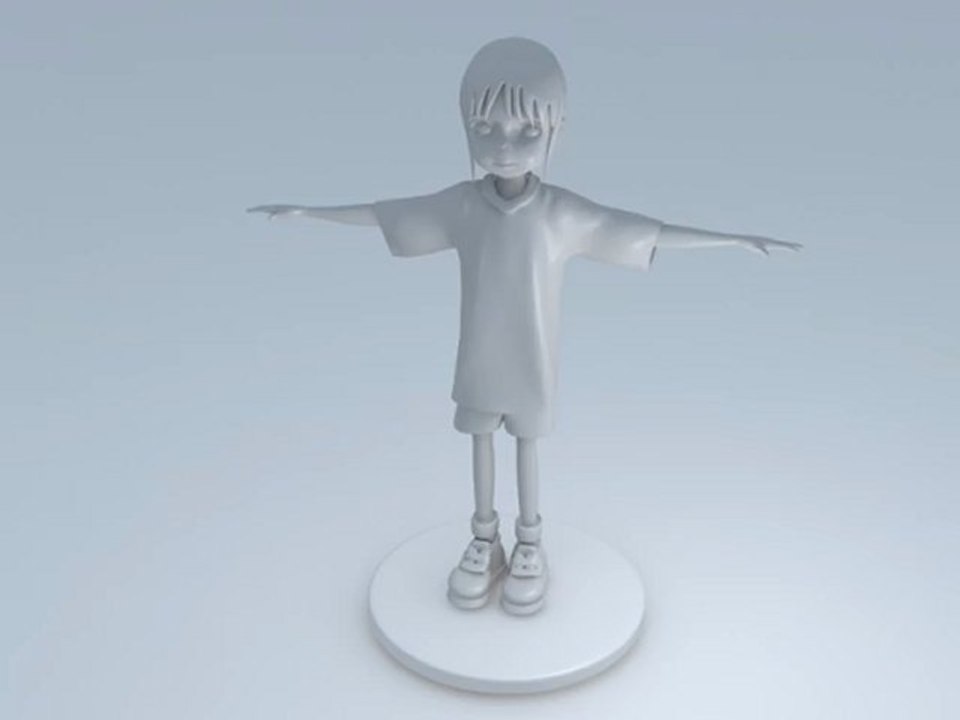 Chihiro Interpretation 3D de l'anime Le voyage de Chihiro de Hayao Miyazaki