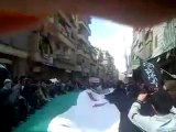 فري برس حلب حي الفردوس  جمعة تسليح الجيش الحر 2 3 2012