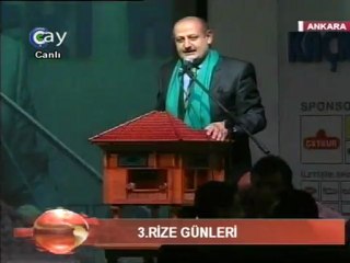 3. Rize Günleri Halil Bakırcı'nın Konuşması