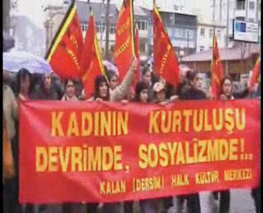 HALK KÜLTÜR MERKEZLERİ   DERSİM 2004 8 MART