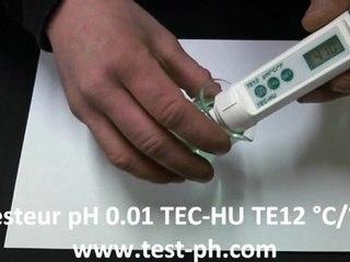testeur ph digital tec-hu te12 précision 0.01