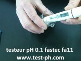 testeur ph étanche fastech fa11 précision 0.1