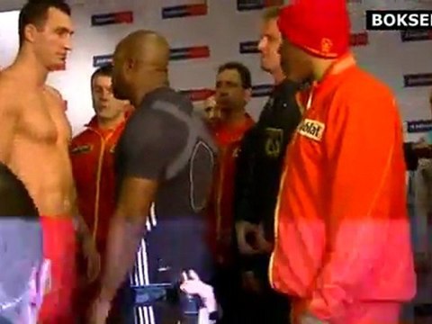 Klitschko - Mormeck: Weigh-in Dusseldorf (long version)
