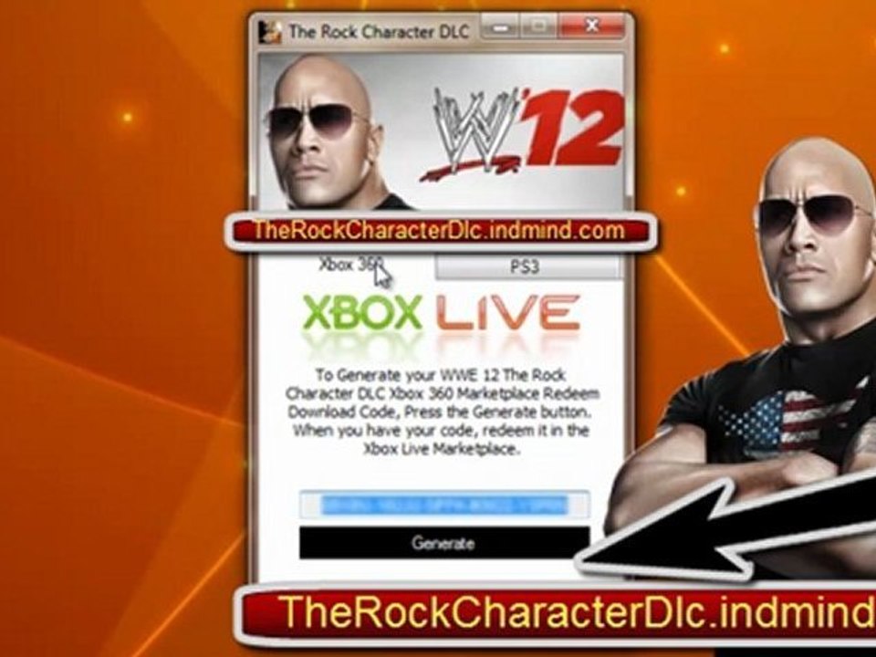 WWE 12 The Rock Character DLC Code Free Download