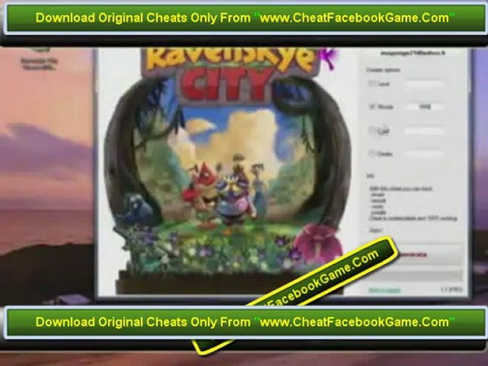 Latest RavenSkye city Cheat 2012