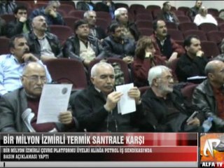 Bir Milyon İzmirli Termik Santrale Karşı
