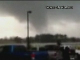 Huge tornadoes tear their way across the US