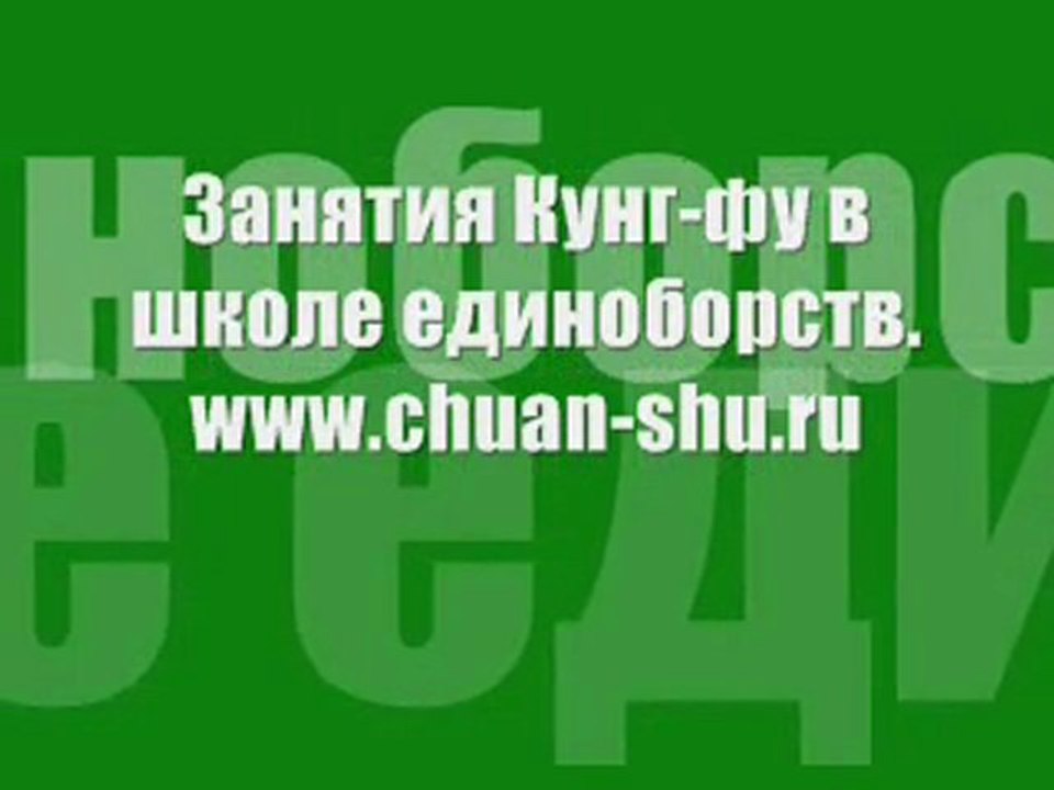 Урок в школе восточных единоборств "Цюань-шу". Стиль "Цзыжань-мэнь".