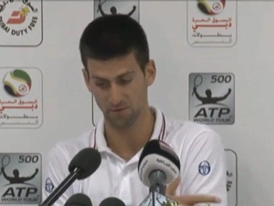 Atp dubai: djokovic: "murray war der bessere spieler"