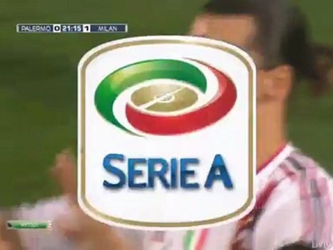 Palermo vs Milan 0:1 (Zlatan Ibrahimovic)