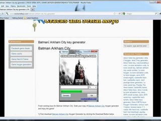 Batman Arkham City Activation Code