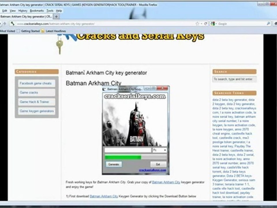 batman arkham city keygen