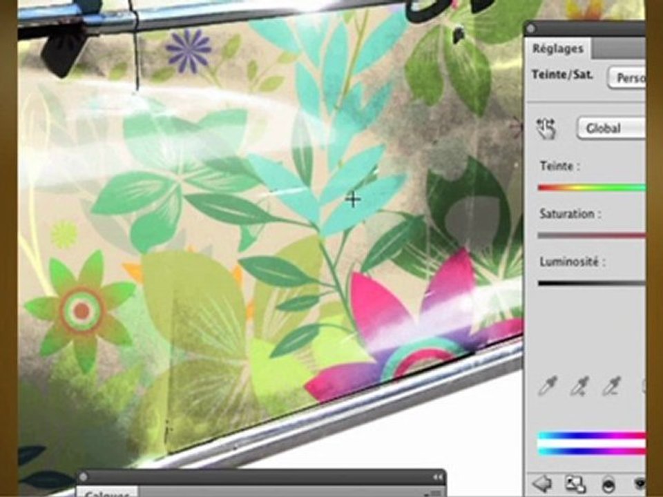 Photoshop - practical-040-18 - incrustation de texture - Exercice de maitrise Photoshop