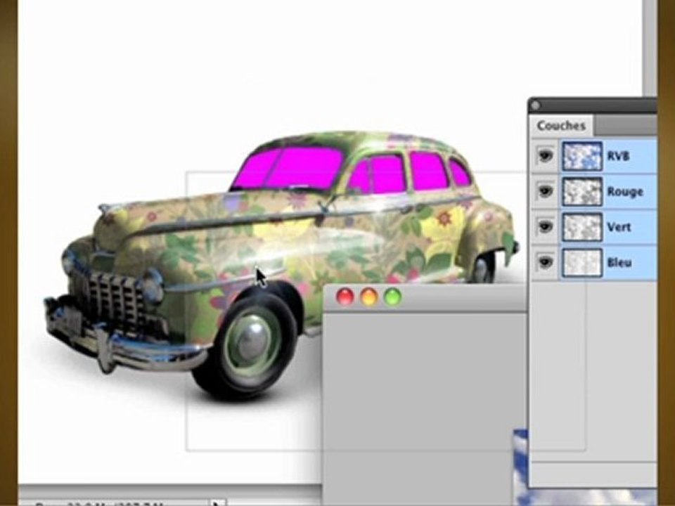 Photoshop - practical-040-23 - incrustation de texture - Exercice de maitrise Photoshop
