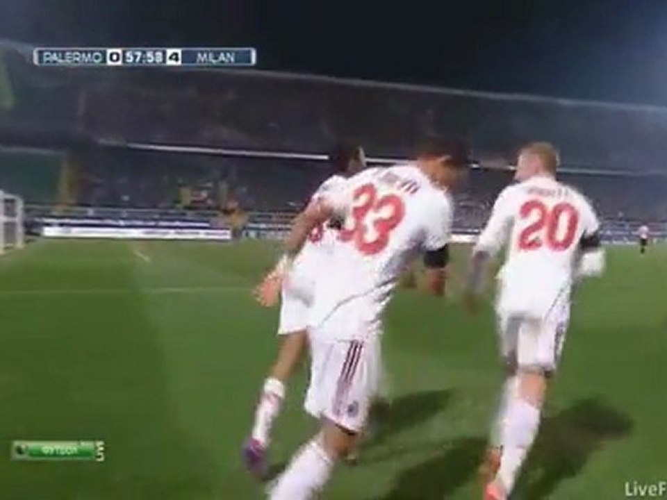 Palermo vs Milan 0:4 (Thiago Silva)