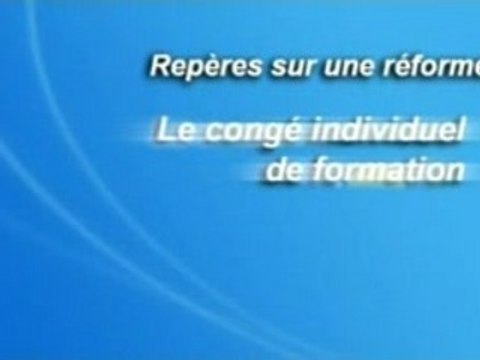 Congé individuel de formation