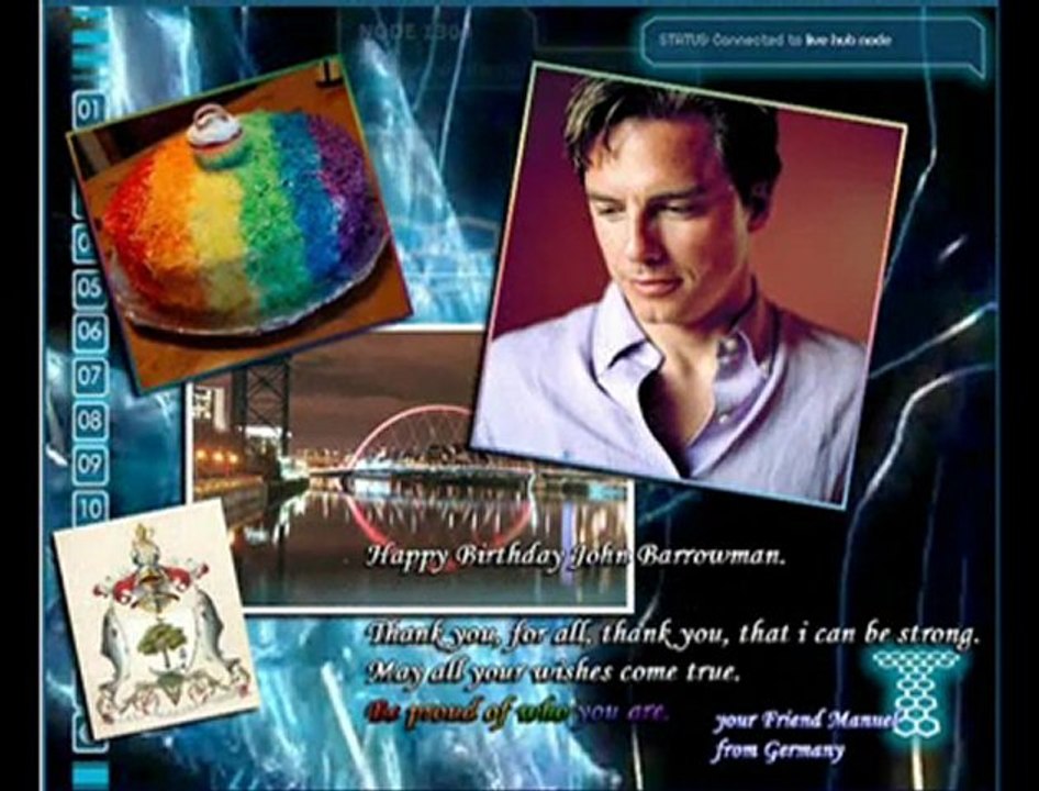 John Barrowman 'Happy Birthday, John'