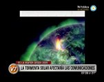 Visión Siete_ Tormenta solar afectaría comunicaciones en la Tierra