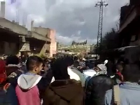 فري برس حمص قلعة الحصن جمعة تسليح الجيش الحر 2 3 2012