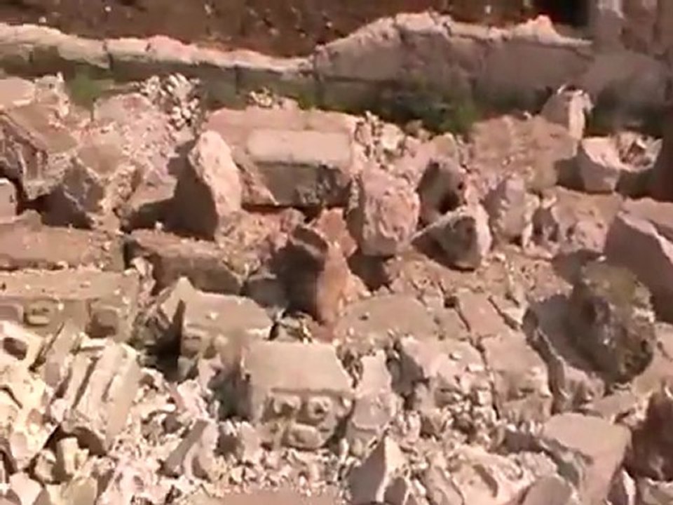 فري برس ريف حماة المحتل آثار القصف على قرية الجلمة 3 3 2012