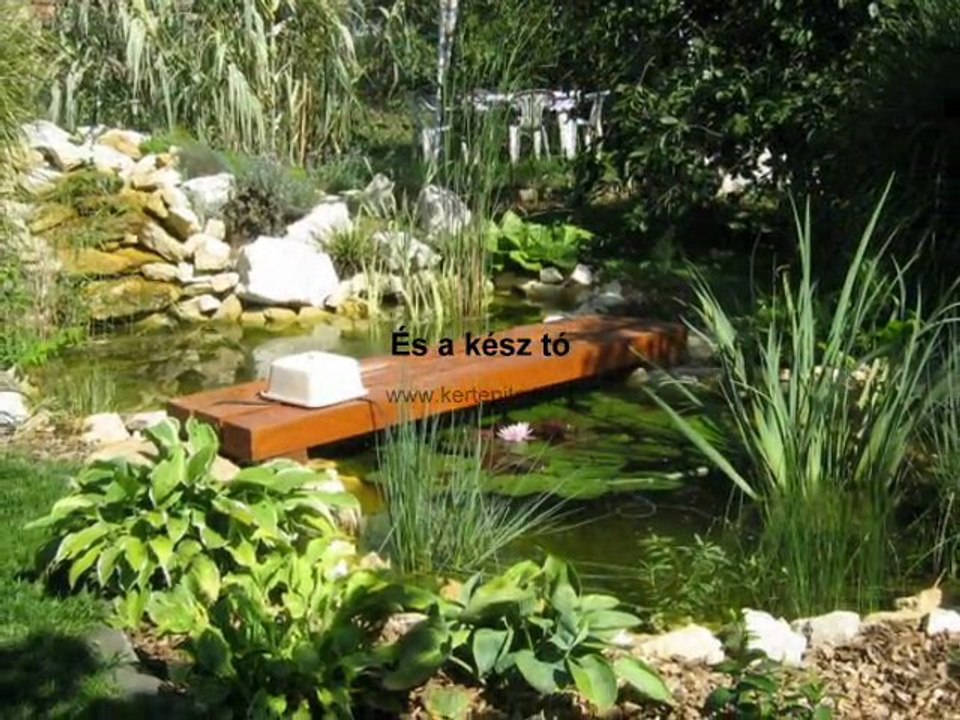 Kerti tóépítés - Durucz kert