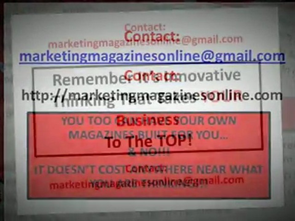 Marketing Magazines: An Exceptional Marketing Technique