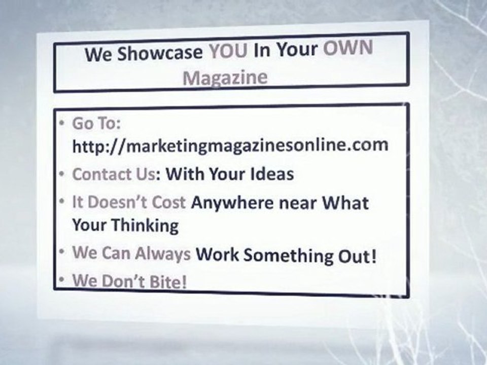Marketing Magazines: Branding & Offline strategies