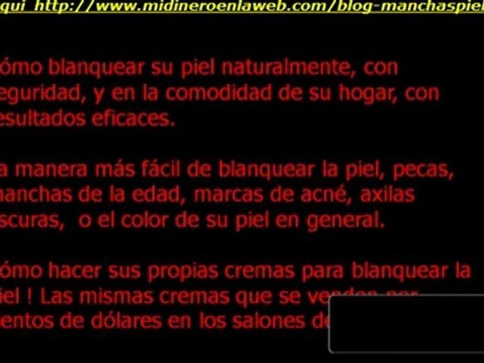 blanquear mi piel | Como quitarme las manchas | Piel sin manchas|