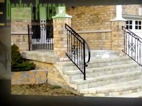 Custom wrought iron railings in Toronto