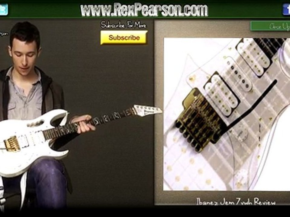 Review Ibanez Jem 7Vwh Steve Vai Signature Electric ...