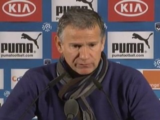 Conférence de presse après Bordeaux-Nice