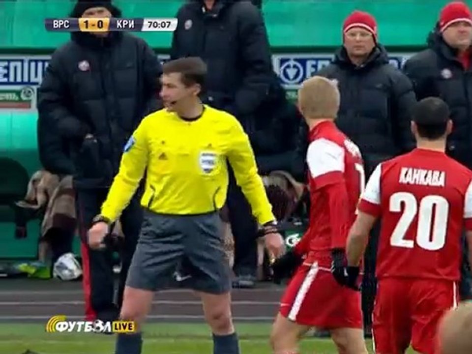 2 тайм UPL 2011 - 2012  Vorskla vs Kryvbas | sportua.at.ua