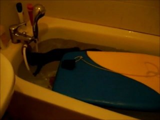 Bretzel mon vison dans la baignoire été 2010 / my pet mink